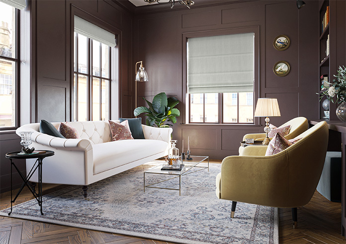 Radiance, Silver - Motorised Roman Blind - Image 6